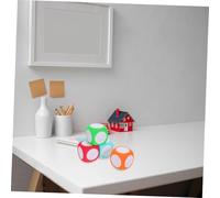 Alasum 4pcs Foam Dry Erase Cubes Writable Math Teaching Tools for Classroom Geometry DIY Learning Games Reusable Educational Dice Blocks for Interactive Training
