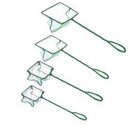 Alasum 4pcs Handheld Landing Nets for Fishing, Nylon and Iron Material, Easy to Use and Suitable for Catching Big Fish, for Stream and River Fishing with Trout and Fish