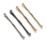 Alasum 4pcs Men's Steel Tie Collar Bar Pin Set with Elegant Design, Portable Tie Clip Preventing Collar Tips from Bending, for Business and Wedding Wear