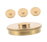 Alasum 4pcs Metal French Horn Bottom Valve Caps Valve Guard Replacement for Beginners and Advanced Players Easy Installation Protective Covers for Instrument Repair and Maintenance