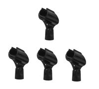 Alasum 4pcs Microphone Clip Holder for Wireless and Wired Mics Clamp for U-shaped Design Portable Mic Stand Accessory for Musicians and Presenters