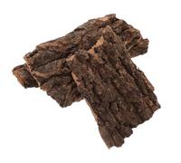 Alasum 4pcs Natural Reptile Bark Terrarium Decor Set, Lizard Hiding Bark Platforms for Pet Habitat Landscaping, Suitable for Bearded Dragon and Spider Pets, Size 12-20cm