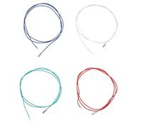 Alasum 4pcs Piano Connector Cable for Stereo Phonograph Headshell Wire Replacement Lead Wire for Turntable Phonograph