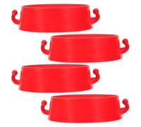 Alasum 4Pcs Plastic Traffic Cone Connector Kit Versatile Use Secure Connection Barrier Chain Connector for Safety Cones for Parking Lots and Traffic Control