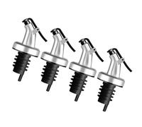 Alasum 4pcs Practical Wine Pourer Bottle Spouts for Acidic Drinks and Juices, Non-Rust Pp and Abs Material Oil Stopper Nozzle, for Kitchen and Bars