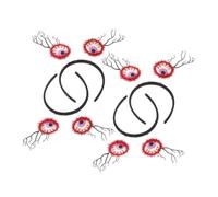 Alasum 4pcs Spooky Halloween Eyeball Headband for Women and Men, Lightweight Plastic Masquerade Headpiece with Elastic Band, Comfortable and Photo-ready Party Cosplay Accessory