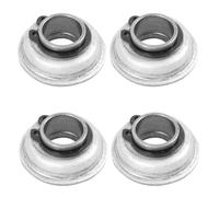 Alasum 4pcs Steel Wheelchair Front Wheel Bearings for Fork Stem, Round Bearings for Front Small Wheels, Providing Smooth and Safe Ride for Wheelchair Users and Caregivers