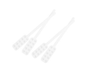 Alasum 4pcs Tablet Counting Scoop with 10 Slots, Abs Material Pill Organizer Spoon, Compact and Portable Measuring Tool for Travel and Managing Household Medications