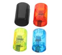 Alasum 4pcs Ukulele Finger Shakers for Guitar and Ukulele Musicians the Go, Compact Plastic Sand Bells Iron Beads, Pleasant Sound Musical Instrument Accessories for Bands