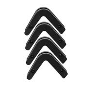 Alasum 4pcs Wall Mounted Barbell Holder Heavy Duty PP Material Double Barbell Storage Rack Space-saving Gym Wall Bracket for Home Fitness Dumbbell Rod Organization