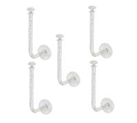 Alasum 5 Pcs Adhesive Scrunchie Holder Hair Tie Organizer, Acrylic Wall Mount Hair Accessories Holders Multi-purpose Design, Stylish and Simple Storage Solution