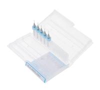 Alasum 5 Pcs Tungsten Steel Drill Bits Extruder Nozzle Head Cleaner Kit for 3d Printer, Nozzles and Produce Finer Prints, Suitable for Circuit Board and Metal Processing Random Color