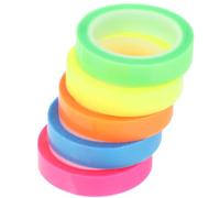 Alasum 5 Rolls Waterproof Highlighter Tape Rolls with Pet Material, Lightweight and Easy to Carry, for Office and School Use to Help Teens Stay Focused while Reading