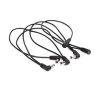 Alasum 5 Way Power Cable with Spring-loaded Male Jacks for Guitar and Bass Effect Pedals Black Glue Stock Daisy Chain Cable Compatible with Pedal Board