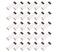 Alasum 50 Pack White Self-Adhesive Binder Spine Labels 5.4x19cm Writable File Folder Tags for Office, School, Library Shelf Organization and Document Management
