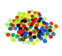 Alasum 500 Pcs Plastic Bingo Markers 15Mm Colorful Chips for Bingo Game Carnival Party Math Learning Classroom Counting Discs