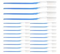 Alasum 50pcs Disposable Travel Toothbrushes Mini Size Plastic Teeth Brush Pack, Individually Wrapped for Travel and Preparing for Guests, Convenient and Hygienic