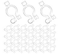 Alasum 50pcs Ear Clips Clip on Earring Crafting Earring Silicone Versatile Comfortable Accessories for DIY and Types of Events