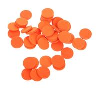 Alasum 50pcs round Orange Cotton Aromatherapy Pads for Car Essential Oil Diffuser Refill, Efficiently Absorbs and Emits Scent, Compact Replacement Pads for Vehicle Air Fresheners