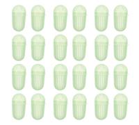 Alasum 50pcs White Plastic Shrimp Lure Basket Fishing Trap Net with Versatile Design and High-efficiency Bait Holder for Fishing Scenarios in Rivers and Lakes