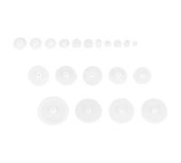 Alasum 58pcs Plastic Gear Kit 0.5 Module Small Plastic Gears for DIY Projects with Smooth Assembly and Noise Reduction, for Small Motors in Robotics and Rc Vehicles