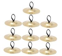 Alasum 5pairs Belly Dancing Finger Cymbals Musical Instruments for Boy Girl Small Durable Zills for Dance Parties and Fun Activities for Encouraging Musical Interest
