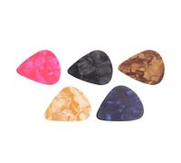 Alasum 5pcs Guitar Picks Set for Acoustic Electric and Ukulele - Compact Practice Plectrums for Stringed Instruments, Random Color, Suitable for Beginner Guitarists and Music Players