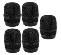 Alasum 5pcs Microphone Grill Head Mic Ball Metal Mesh Grill Replacement Compatible for Bayer Use Wireless Mic Supplies for Studio Recording