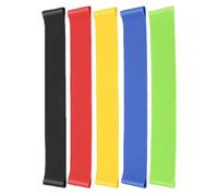 Alasum 5pcs Resistance Loop Exercise Bands and Office Workers Tpe Material Chair Bands Focus Support and Versatile Use for Home and School