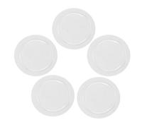 Alasum 5pcs round Car Dashboard Anti-slip Mat Made of Heat Resistant Pu Material, Reusable Silicone Pad for Coins and Glass, Non Slip Sticky Dash Grip for Car Phone Holder