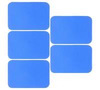 Alasum 5pcs Table Tennis Paddle Cleaning Sponge Blue Soft Scrubber for Pingpong Racket Rubber Care Portable Multipurpose Cleaning Gadget for Athletes and Beginners