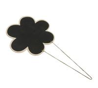 Alasum 6 Pcs 1 Bag Double-Sided Writable Black Mini Pendants Creative Message Boards Density Board Not Easy to Crack Or Deform for Home and Shopping Mall Party