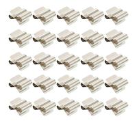 Alasum 60pcs Stainless Steel Solar Cable Clips for Wire Harness Trailer Frame and Photovoltaic Panel Wiring Easy Install Cable Clamps for Organizing Boats Trailers and Solar Systems