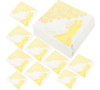 Alasum 60sheets Wedding Foil Napkins Delicate Dinner Napkins for Banquet Party Decorations Restaurant Use Total