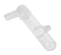 Alasum 65ml Budgie Water Feeder Small Water Feeder for Budgies Easy to Install Removable Plastic 6.48x1.10x1.10in for Bird Cage Use Suitable for Rabbit and Squirrel Random Color