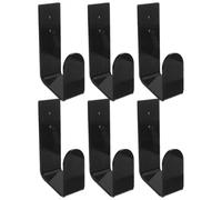 Alasum 6pcs Acrylic Wall Mounted Martial Arts Belt Display Rack for Championship Belts with Quick Installation and Deformation Prevention, for Men Cave or Sports Memorabilia Room Decor