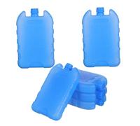 Alasum 6pcs Ice Block Ice Cooling Box Reusable Cooler Packs Pe Material Leak-proof Lid Design Easy to Carry for Air Cooler Use Transportation