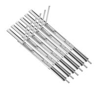Alasum 6pcs Metal Binder Fasteners for Loose-Leaf Notebooks Strong Clamping Stationery Clips Smooth Surface Compact for Students Teachers Office Use Binding Spines