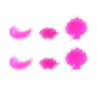 Alasum 6pcs Mini Gel Ice Pack Cold Packs Lips-Shaped Design High Reliability for Doctor's Office and Hospital Use