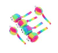 Alasum 6pcs Realistic Mouse Cat Interactive Cat Comfortable Touch Soft Plush Material for Indoor Pet Entertainment