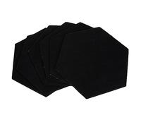 Alasum 6pcs Sound-absorbing Wall Panels Self-adhesive Acoustic Insulation Mats for Ktv Home Theater and Office Soundproofing