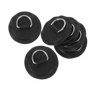 Alasum 6pcs Stainless Steel Inflatable Boat D Rings Patch Buckles for Kayak Paddle Board Canoe Surfboard Resistant Grade Tie Down Loop for Versatile Rope Lashing and Secure Outdoor Use