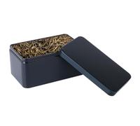 Alasum 6pcs Tea Tins Box Tinplate Tea Tins Box Rectangular 13 * 8 * 6cm Tinplate Lightweight and Candy in Restaurants and Hotels