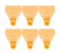 Alasum 6pcs Wide Flat Air Nozzle for Blow Gun Plastic Compressed Air Outlet Tip Attachment for Cleaning Drying and Dust Removal