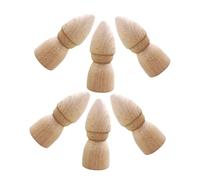 Alasum 6pcs Wooden Peg People Unfinished Natural Wooden Dolls for DIY Crafting and Painting Family Activity Educational Peg Dolls for Imaginative Play and Fine Motor Skill Development