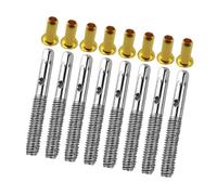 Alasum 8 Sets Sturdy Metal Tuning Pins and Screws Set for String Instruments and Guitar with Strong Stability, Versatile Use, for Piano and Guitar Maintenance