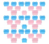 Alasum 80pcs Game Replacement Pieces Hotel Replacement Game Pieces Sturdy Plastic Assorted Color Elevate Visual Appeal Maintain Shape and Color for Family Parties Board Random