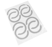 Alasum 8pcs 3d Self-adhesive Guitar Sound Hole Decals Decorative Rosette Stickers for 38-inch Acoustic Guitar Soundhole Inlay Accessories