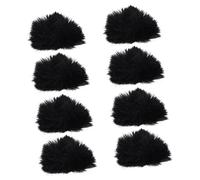 Alasum 8pcs Creative Microphone Cover Mic Protector for Recording Meeting Stage Use Windproof Easy to Install Compatible Various Microphones