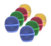 Alasum 8pcs Microphone Mesh Grills Replacement for Microphone Head Mesh Mic Accessories for Outdoor Barbecue Use
